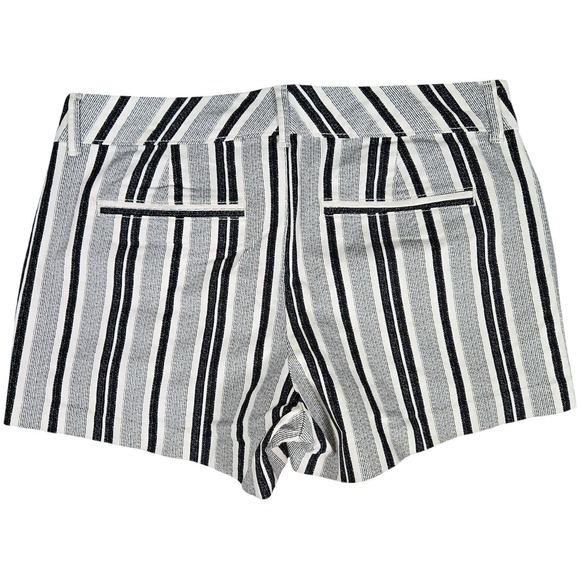 Old Navy Pixie Chino Shorts Black White Stripe Womens‎ Size 4 - Picture 2 of 9